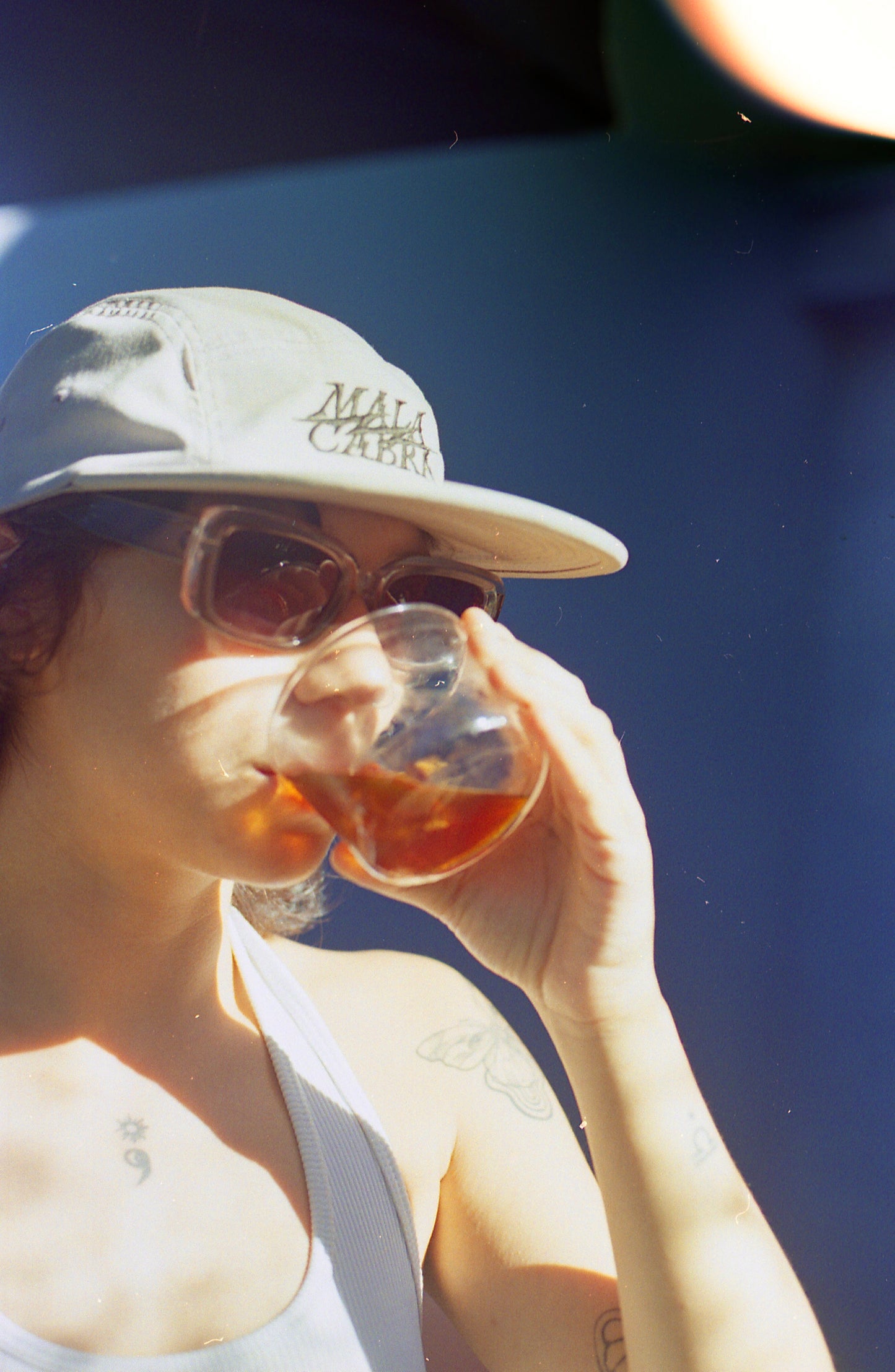 Five Panels Cap, Mala Cabra Logo, Gris