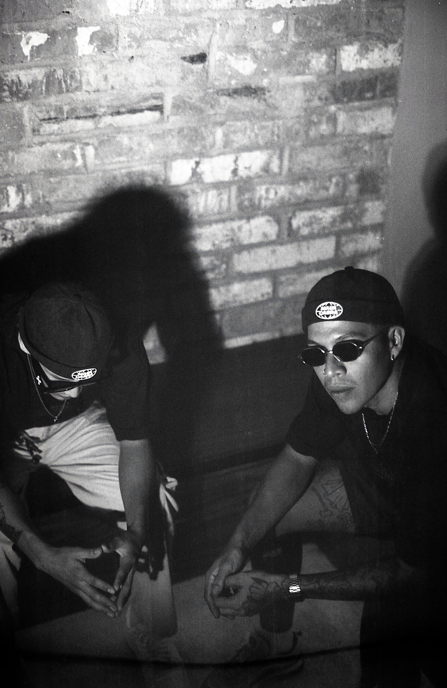 Mala Cabra World Wide Skull Cap B&W