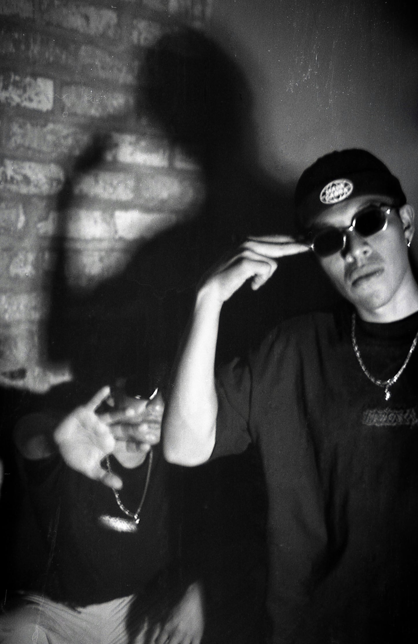 Mala Cabra World Wide Skull Cap B&W