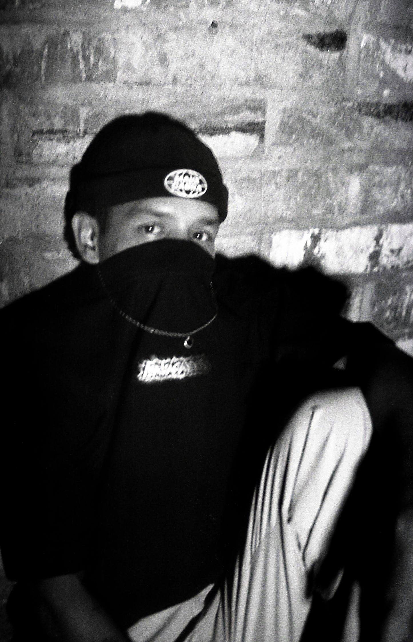 Mala Cabra World Wide Skull Cap B&W