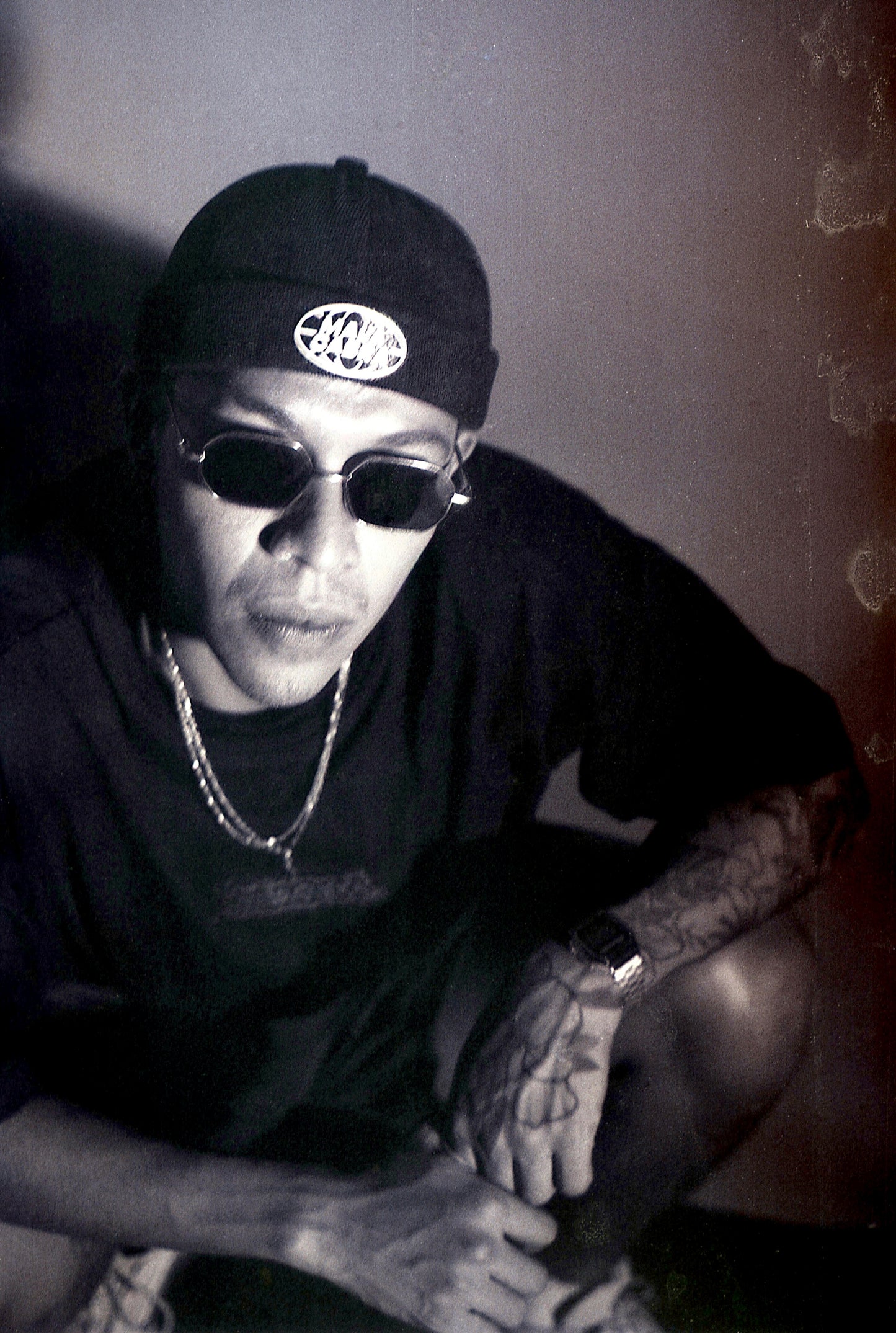 Mala Cabra World Wide Skull Cap B&W