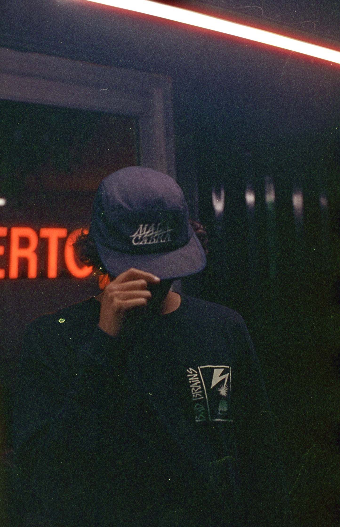 Five Panels Cap / Mala Cabra Logo, Azul Marino