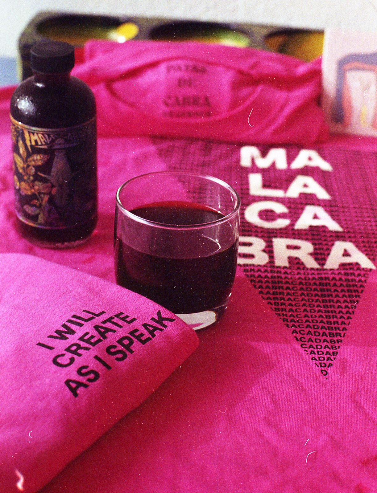 Playera, I Will Create As I Speak, rosa